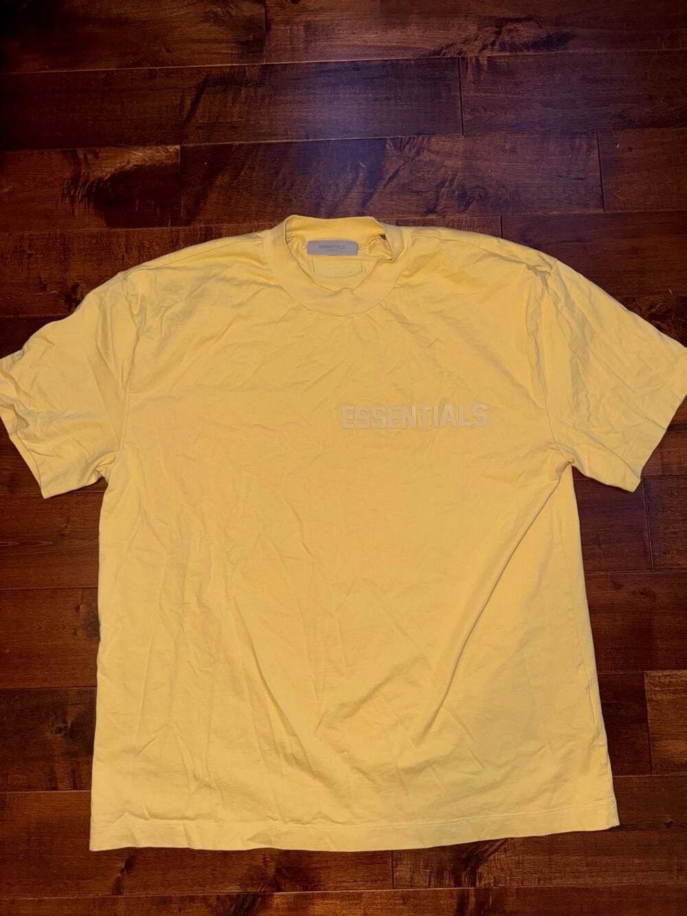 Fear of God Essentials Short-Sleeve Tee Light Tuscan Yellow XXL